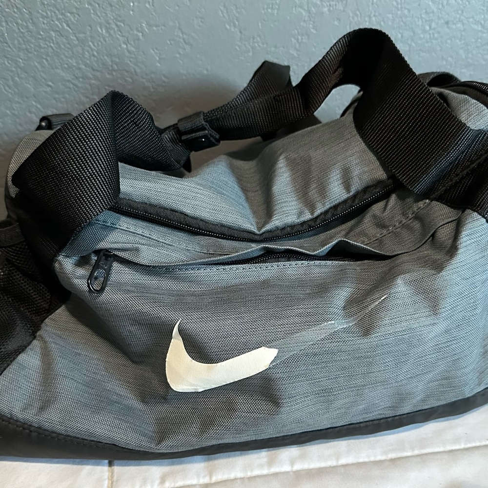 Nike Small Grey Duffle Bag